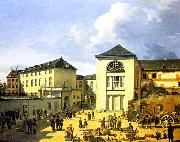 Andreas Achenbach Die alte Akademie in Dusseldorf oil painting artist